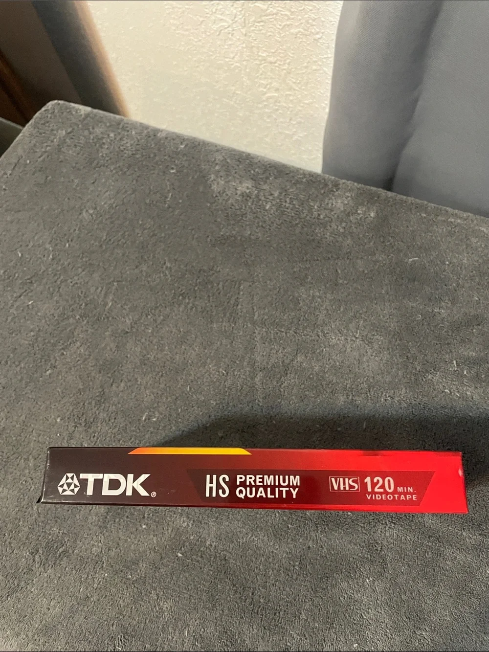 TDK VHS T-120 HS 6-Hour Videotape - Red NWT